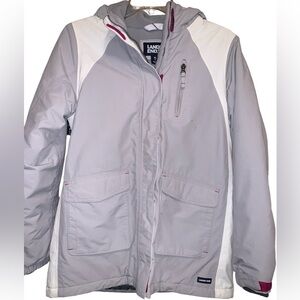 Lands’ End Girls Squall Collection Gray Jacket Size XL-16